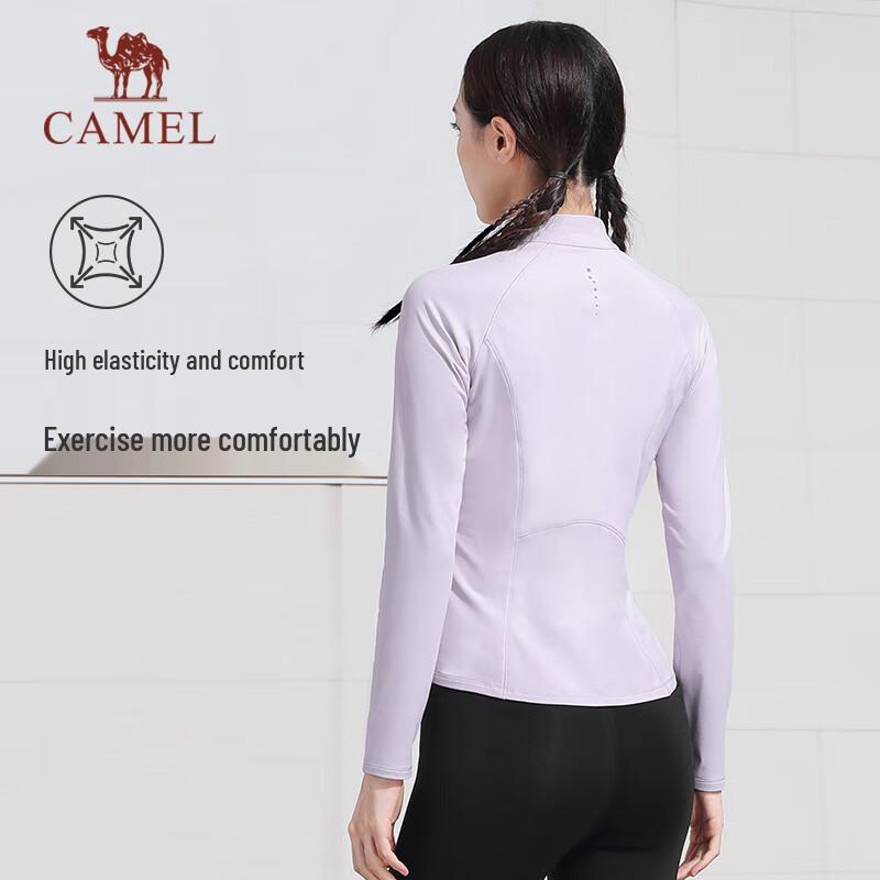 Camel Women's Thin Fleece Running T-Shirt