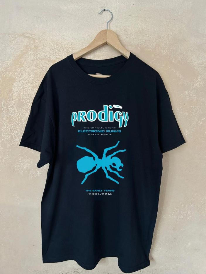 The Prodigy The Official Story Electronic Punks T-shirt size S-5XL L