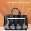 Cat Carrier, Soft Cat Carrier with Sided Zipper and Padded Shoulder Strap, Collapsible Pets Travel Carriers, Mesh Designed, Portable Carry Bag Black