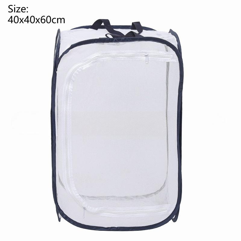 Outdoor Folding Insect Breeding Cage Butterfly Cage Hatchable Mesh Breathable Light Transmitting Insect Observation Box Cage