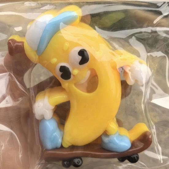 Cartoon Fruit Squeeze Toy Anxiety Relief Sunglasses Durian Skateboard Banana Guitar Eggplant Grape Sensory Fidget Toy Party