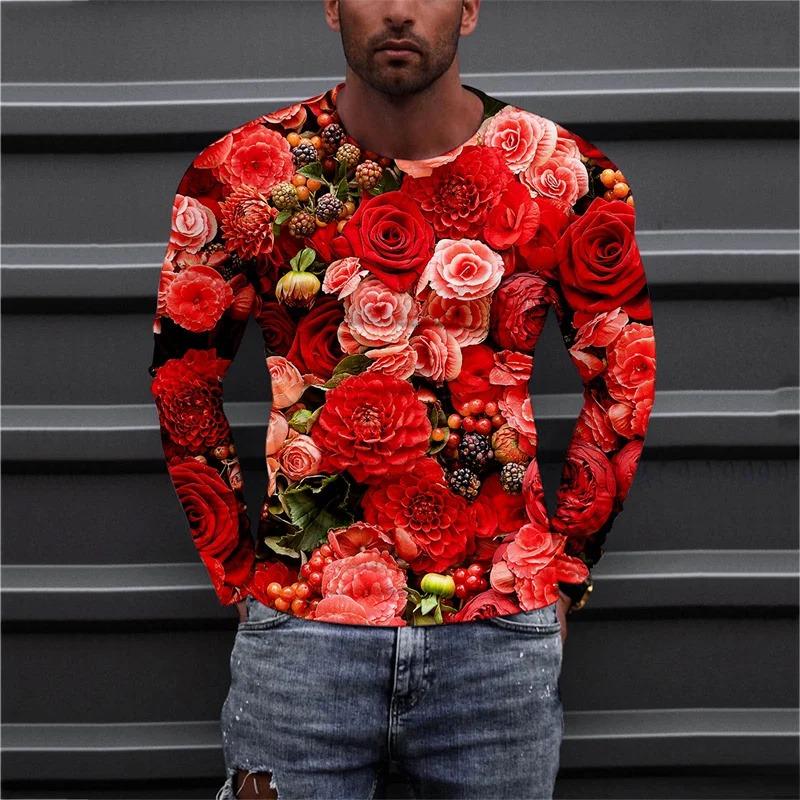 Taktisches Camouflage-Muster T-Shirt Für Männer Lustige 3D-bedruckte T-Shirts Herbst Lässig Locker Rundhals Oberteile T-Shirts Langarm