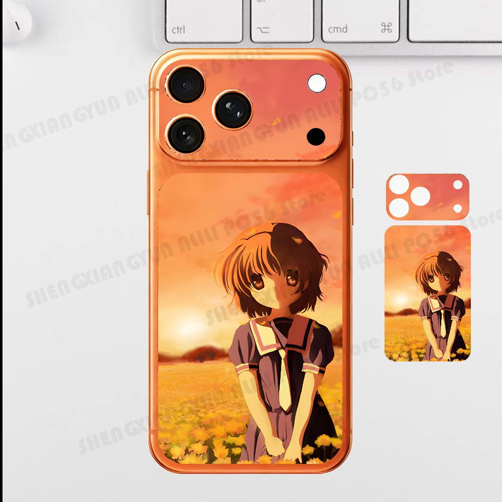 

Game O-Okazaki N-Nagisa For IPhone 17 Pro ProMax Full Back Cover Decal Wrap Skin Rear Protective Sticker Film iPhone17pro