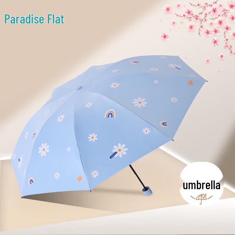 Heaven Umbrella UV Protection Three-Fold Sun/Rain Parasol