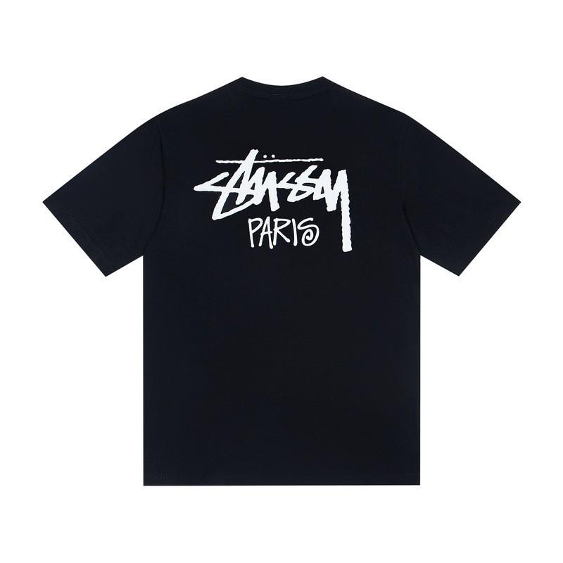Camiseta de Algodón Unisex de Corte Holgado con Estampado de Letras Camiseta Casual de Manga Corta para Adolescentes y Adultos