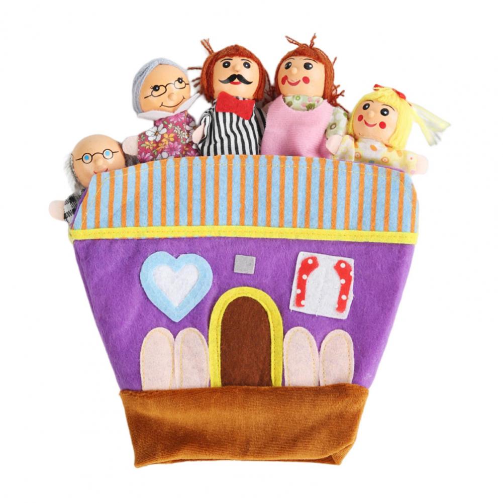

Hand Puppet Toy Adorable Finger Puppet Soft Cloth Parent-child Interaction Imaginative Pretend Play Storytelling Prop