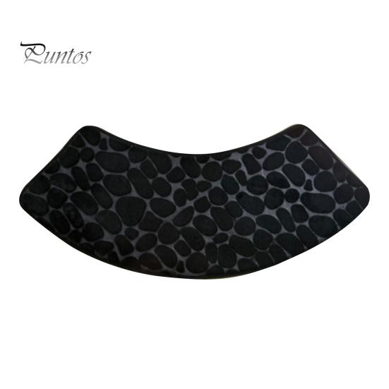 

Коврик для ванной комнаты Pebble Design Coral Velvet Противоскользящий, впитывающий воду, быстросохнущий, коврик для ванной в отеле, коврик для гостиной чёрный