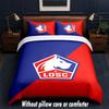 LOSC Lille FC Design Bed Bedding Set 1 Duvet Cover + 2 Pillowcases Soft Breathable Household Bed Linens