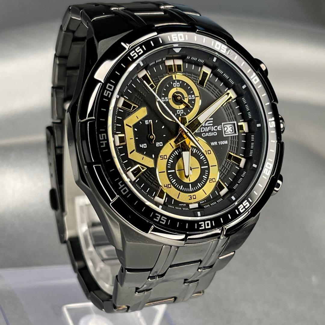 CASIO EDIFICE Chronograph EFR-539 New battery replacement [Good condition]