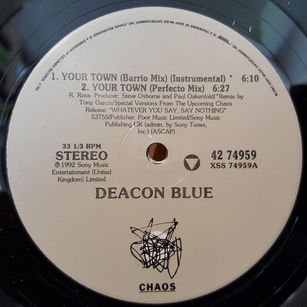 

12inch Record DEACON BLUE Your Town 4274959 Chaos 1992 US Dance Electronica Used