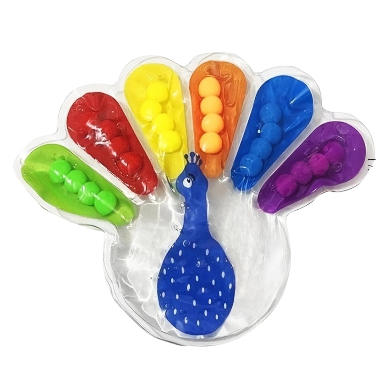 

Creative Sensory Learning Water Bag Toy for Kids 20ml Educational Sorting and Cognitive Development Tool with Multiple Compartments One Size