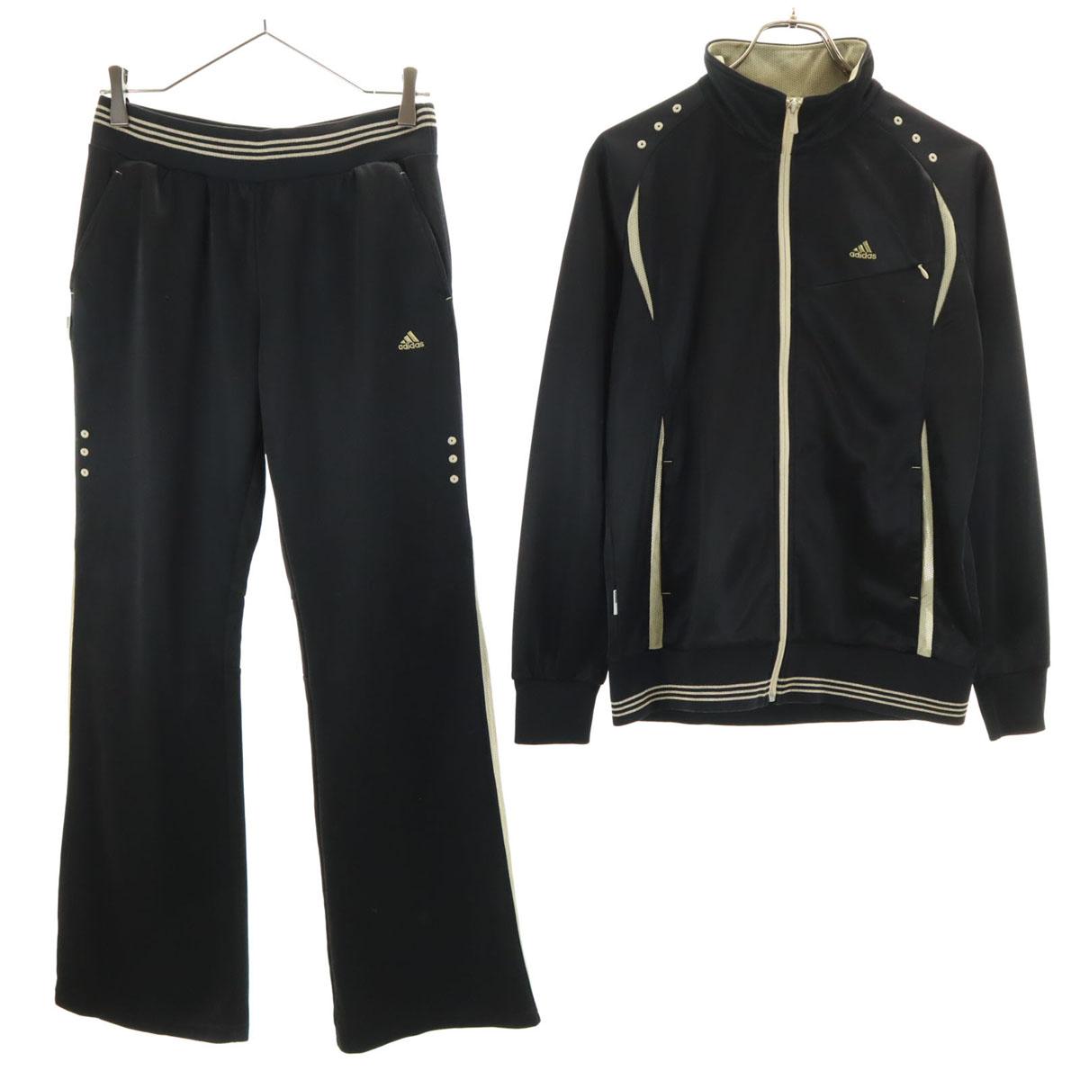 

adidas Куртка-джерси с длинным рукавом Комплект L черный Женский Б/у