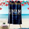 Name Custom UNAM Pumas Print Beach Towel, Large Soft Quick Dry Towel for Beach Camping Swimming