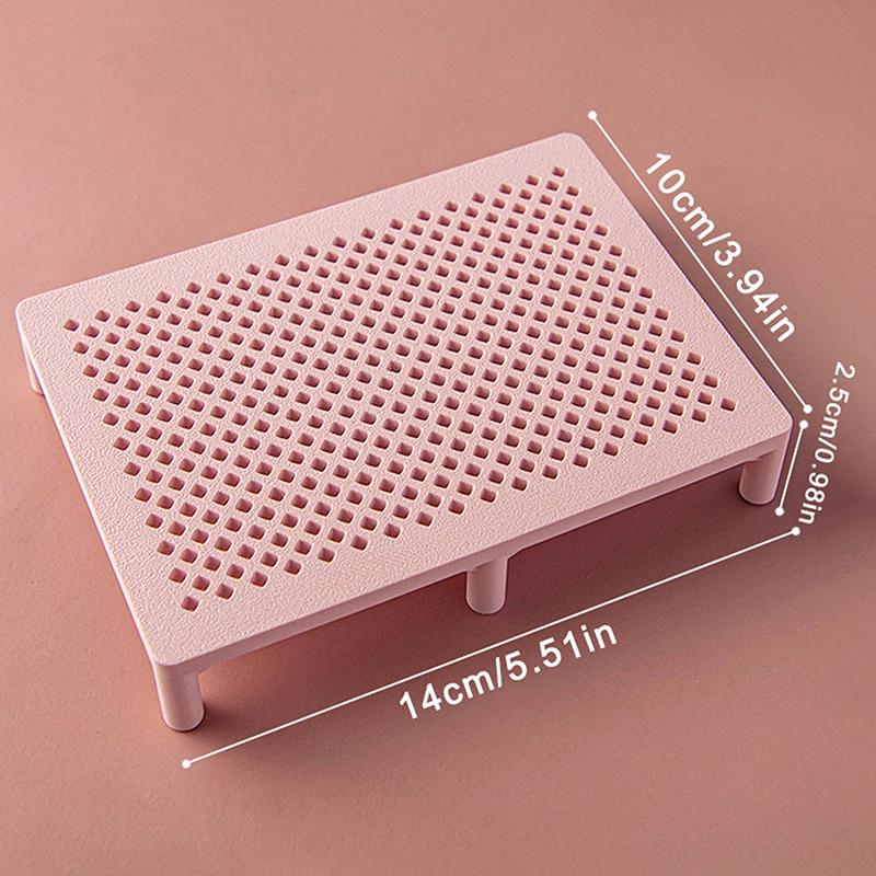 Polymer Clay Earring Fixing Rack Ultraviolet Lamp Pottery Clay Stud Bracket Manual Auxiliary Hole Position Fixing Holder Tools
