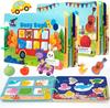 Montessori Busy Book for Toddlers, Preschool Learning Activities for Kids, Kindergarten Educational Toys for 3 Year Old