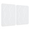 Lip Wrinkle Patch Reusable Transparent Skin Firming Silicone Upper Lip Pad for Day Night 2 Pairs