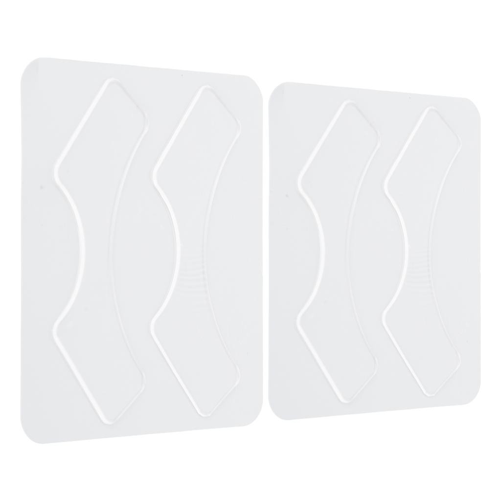 Lip Wrinkle Patch Reusable Transparent Skin Firming Silicone Upper Lip Pad for Day Night 2 Pairs