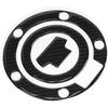 Carbon Fiber Motorcycle Gas Tank Cap Pad Cover Sticker Decals Black Motorcycle Gas Cap Replacement for YZF R1 R6 FZ1 FZ6 FZ1000 FJR1300