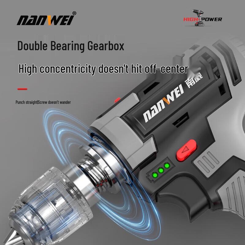 Nanwei Xiaojiang 21V Akku-Lithium-Elektrobohrer CN-Stecker (Adapter enthalten)