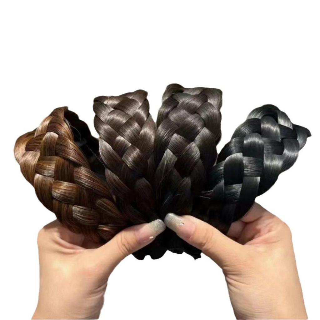Fishbone Braid Five-Strand High Crown Invisible Hair-Enhancing Headband