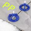 100Pcs Professional Ceramic Tile Leveling System Clips Spiraling Spacers Wadge for Tile Laying Wall Floor Construction Tool