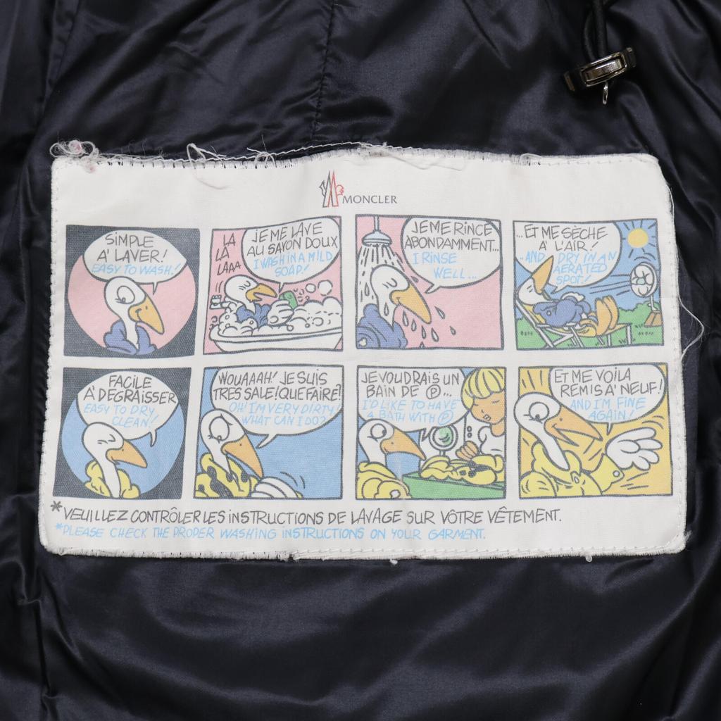 MONCLER HERMINE Hermine hooded down jacket coat 00 blackUsed