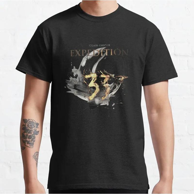 Camiseta De Videojuego Clair Obscur Expedition 33 Dark Fanta S разноцветный