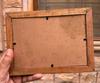 Old Wooden Frame Elephant Glass Painting  Rustic Farmhouse Wall Decor
