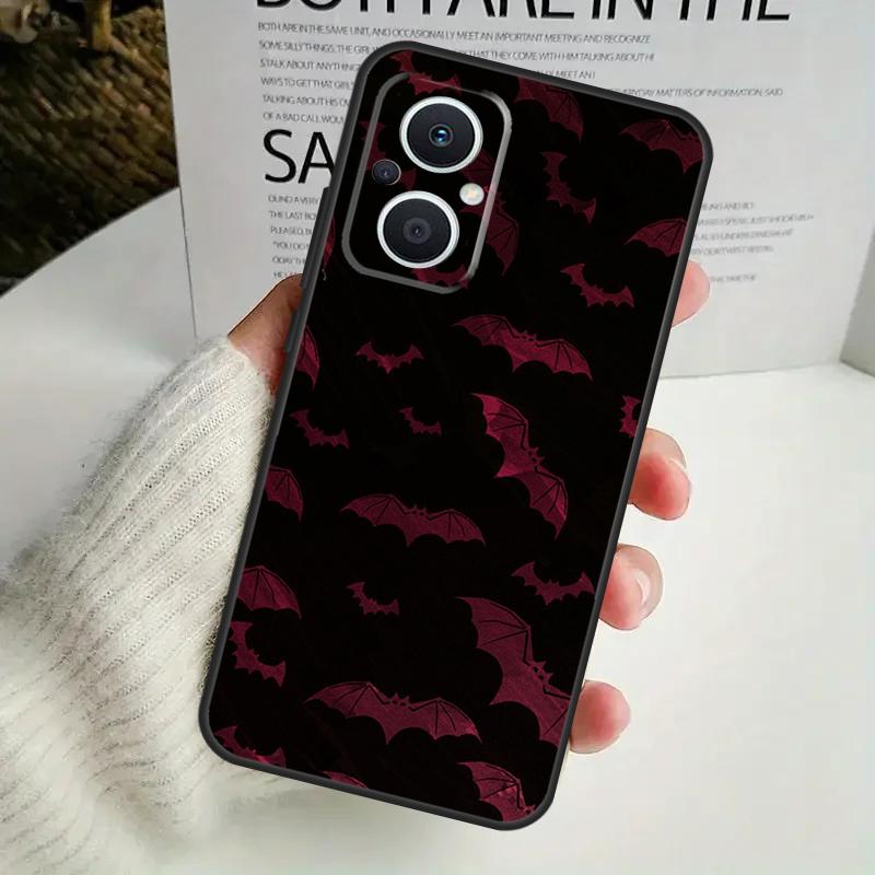 Halloween Vampire Bats Phone Case For OPPO Reno 8T 14F 13 F 12 11 10 14 Pro 7 8 Lite OPPO Find X8 X6 X5 X9 Pro Cover