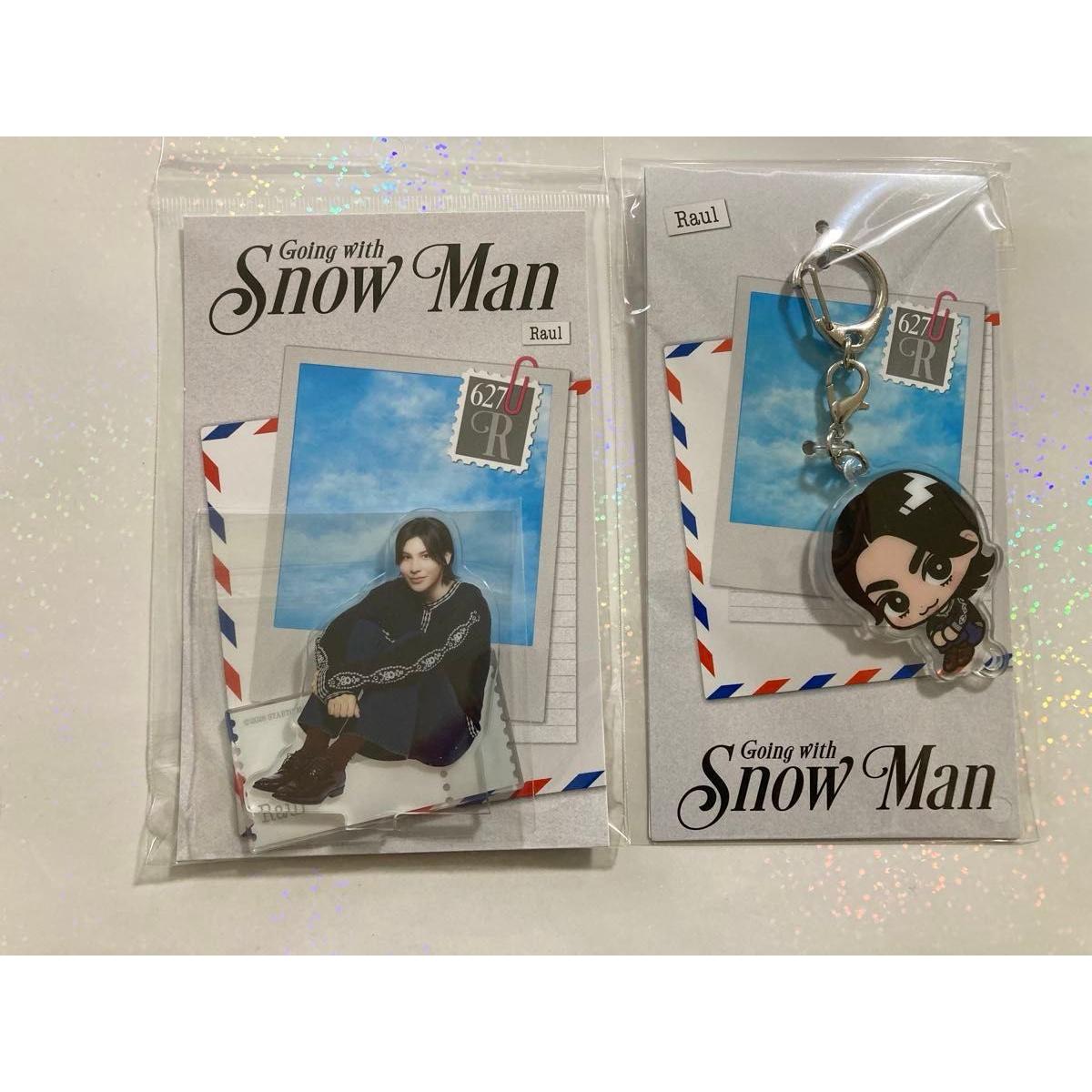 Used Snow Man Raul Acrylic Keychain Acsta Set