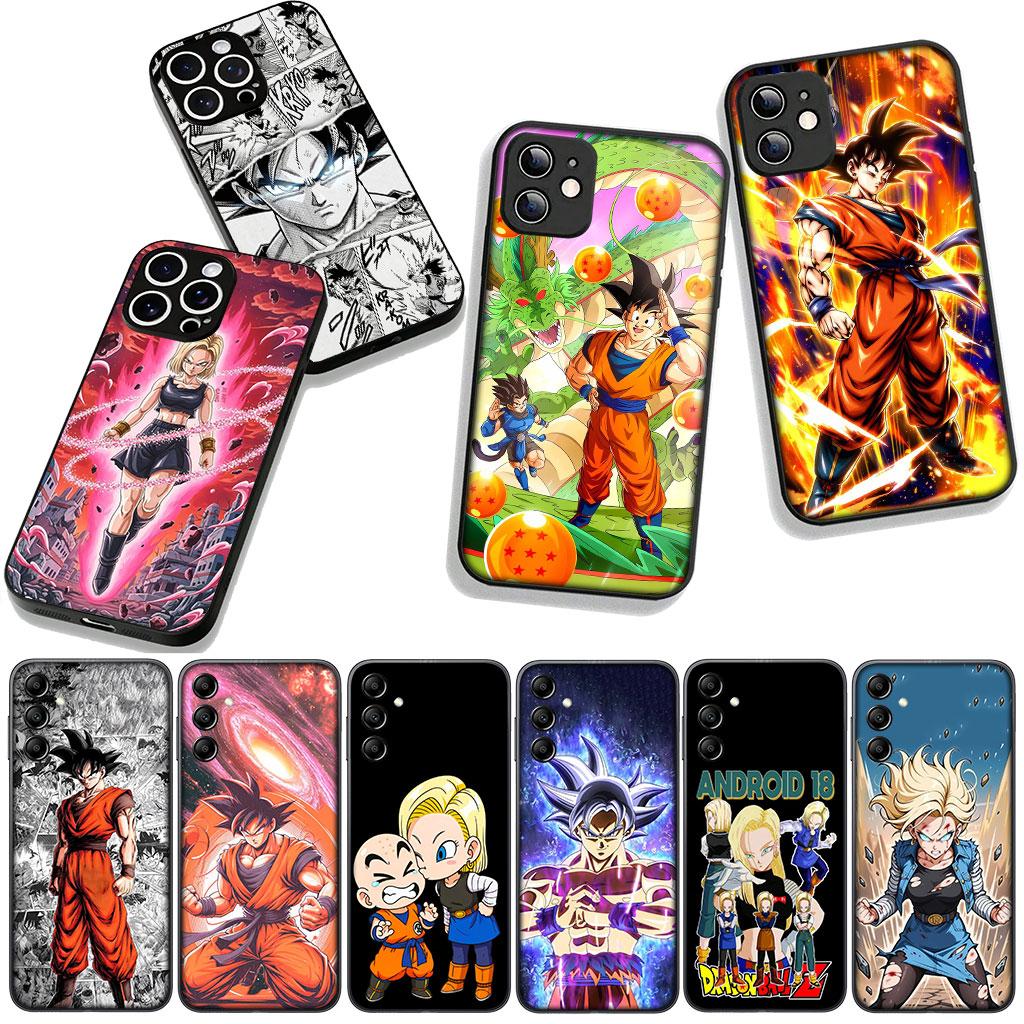 For Motorola Moto G54 G05 G24 G55 G75 G85 G15 G57 G86 Power Edge 50 30 Ultra Fusion Neo Pro Case Android 18 Dragon Gokus Ball