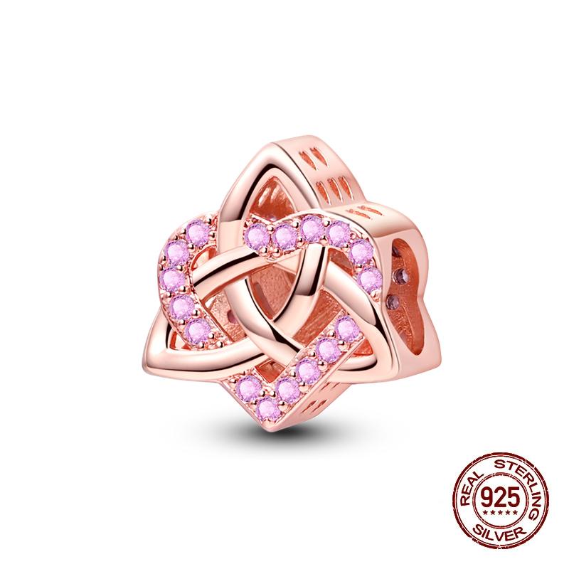 Neue Kupfer Romantische Liebesbrief Hochzeit Ringe Charms Perlen Passend für 3mm Original Armband DIY Schmuck Verlobungsgeschenke