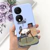 Cool Fashion Moon Printed Case For Honor X7b Candy Color Soft Silicon TPU Shockproof Phone Cases For HonorX7b X 7B 4G CLK-LX2