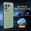 Funda magnética para Realme GT8 Pro Compatible con MagSafe Cubierta trasera de silicona de lujo y cuero PU Para Realmi GT 8 Pro 5G Paracho a prueba de golpes
