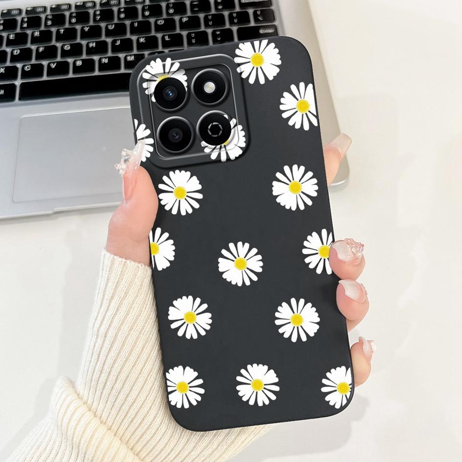 For Honor X7c 4G Case ALT-LX2 Shockproof Cover Sweet Girls Love Heart Soft Liquid Silicone Phone Cases For Honor 200 Smart Coque
