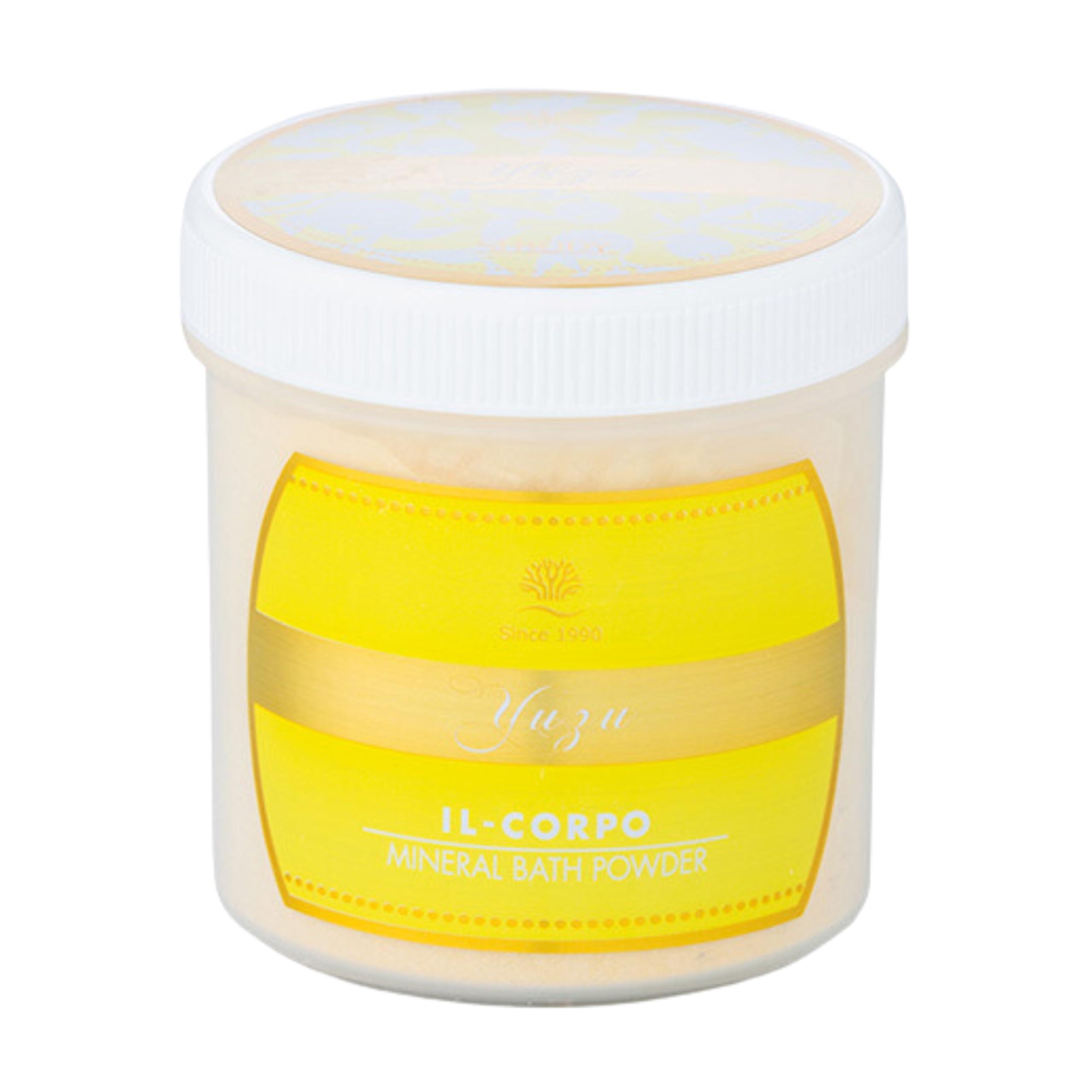 

Il Corpo Mineral Bath 600g Sauna experience at Warm bath and Powder, Yuzu, (30 servings) - home. bath, sweat-reducing, additive-free salts.