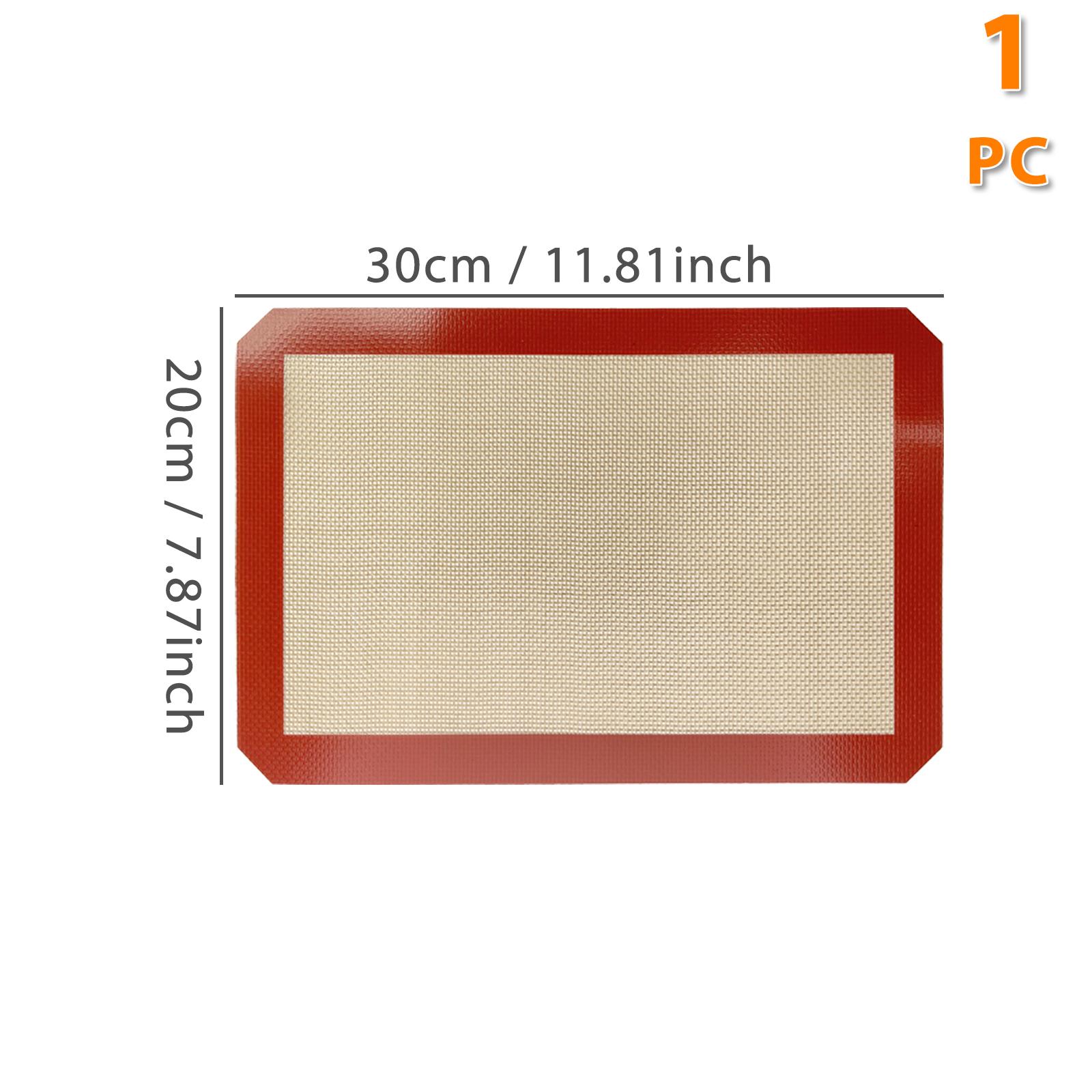 

1 шт, 2 шт силиконовые противни для выпечки в духовке, маленькие 30x20 см, антипригарные и термостойкие противни для выпечки, для печенья, макарон, хлеба