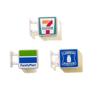 711 Scatola Luminosa Magnetica per Negozio Magnete per Frigorifero Cartello Espositore Mini Statuetta Giocattolo