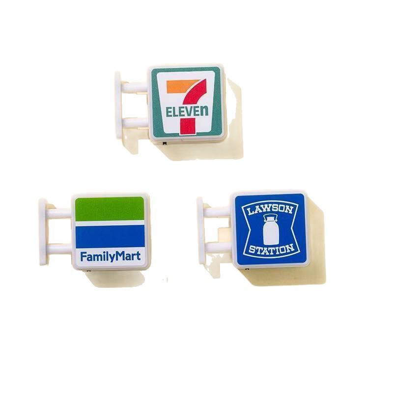 711 Scatola Luminosa Magnetica per Negozio Magnete per Frigorifero Cartello Espositore Mini Statuetta Giocattolo