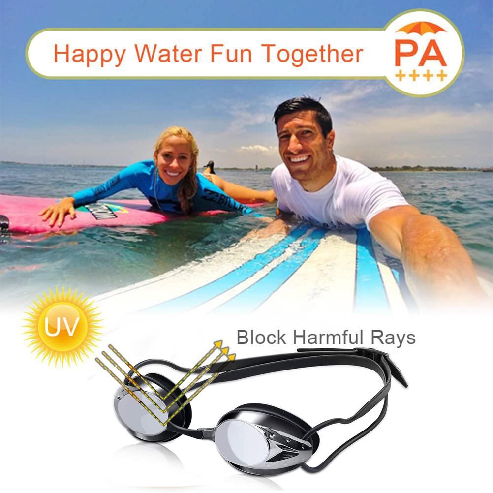 Swimming Goggles Waterproof Anti Fog Mirrored Swimming Goggles UV Protection Swimming Training
