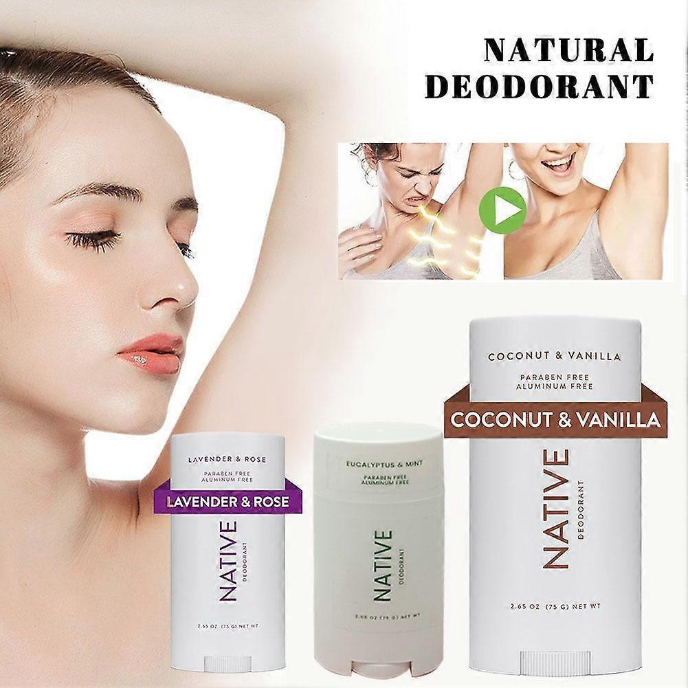 Native Deodorant Cucumber & Mint /Citrus & Musk / Coconut & Vanilla 2.65 Oz