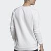 adidas Originals Trefoil Casual Pullover Sweatshirt, Men Long Sleeve Sports Daily Tops White ED6208