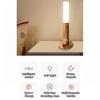 Rechargeable Sensor Wall Light, Magnetic & Wooden Finish, Intelligent Sensor Night Light for Corridor Cabinet Toilet