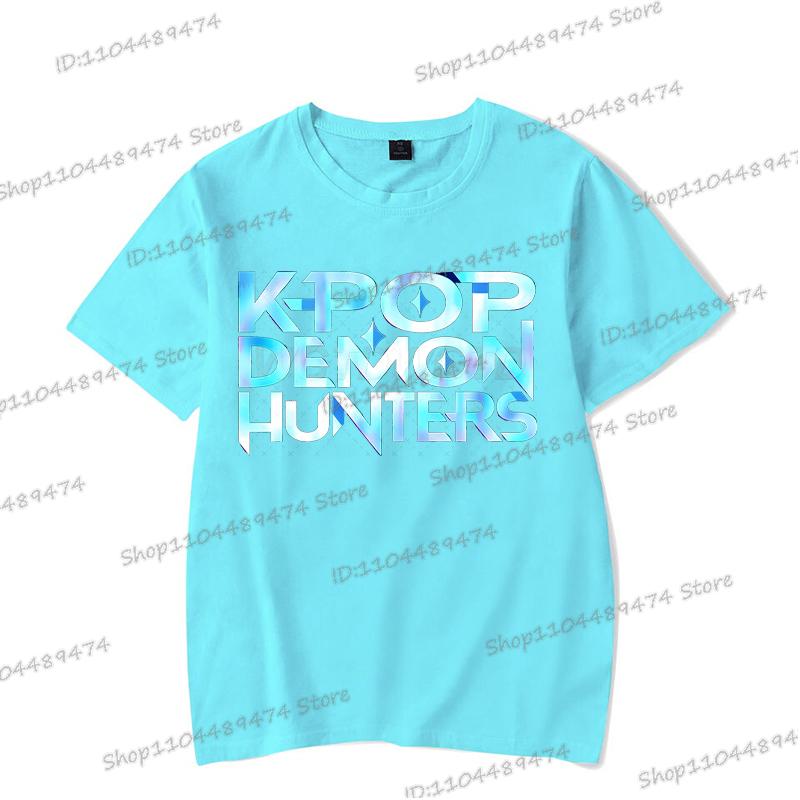 Heißer Verkauf KPop Dämonenjäger 2025 T-Shirt Herren Damen Mode Pop Punk Anime T-Shirts Unisex Vintage Cartoon Sommer T-Shirts