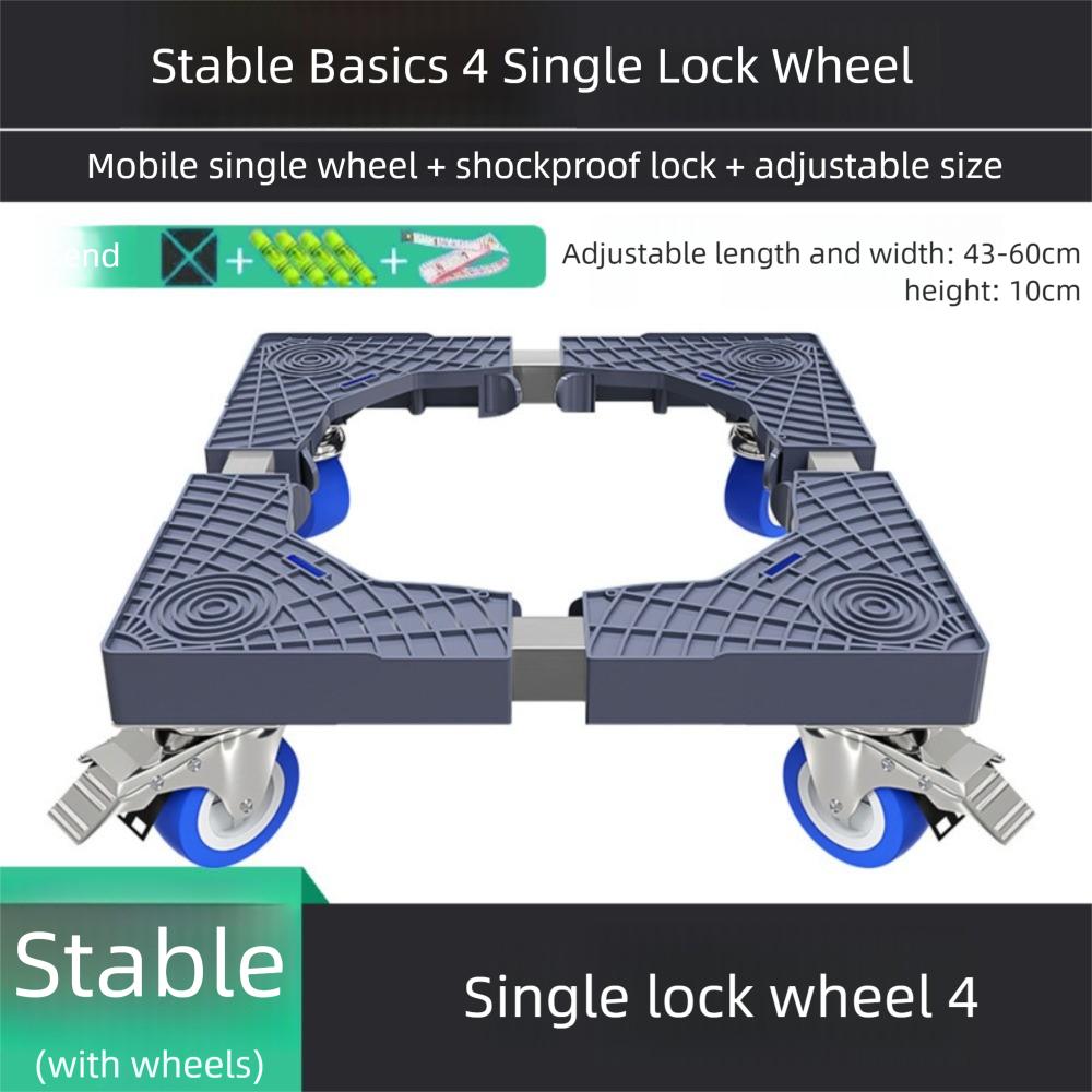 Multi-Functional Washing Machine Base Adjustable Load-Bearing Reinforcement Dryer Stand Refrigerator Lifting Base