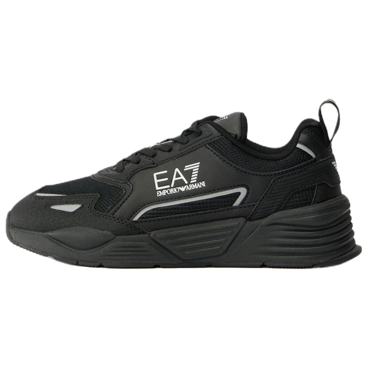 

Emporio Armani EA7 Thick Sole Round Toe Lace-Up Low-Top Casual Shoes Men sneakers Black 7X000308AF18447MC026 40
