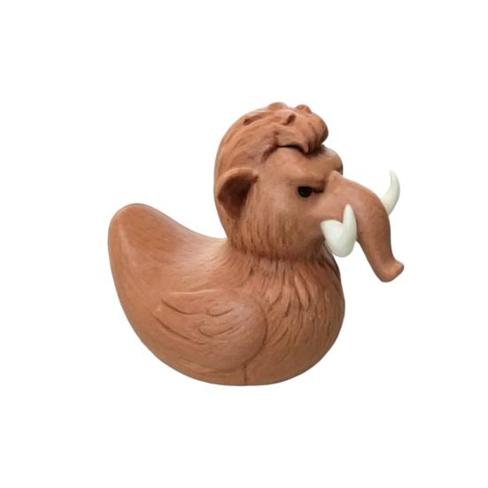 Mammoth Duck Figurine 3D Ornament Funny Printed Duck Mammoth