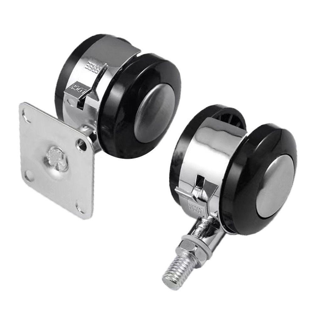 Furniture Casters Wheels Cabinet Universal Wheel Soft Rubber Universal Castor For Furniture Moving Practical Furniture Hardware