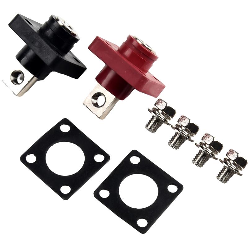 2Pcs 120A 200A 300A 400A All-Copper Lithium Battery Terminal Connector Energy Storage Terminal Battery Connector Adapter