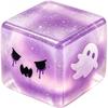 Halloween Spooky Cube Squishies Toy Transparent Glitter Maltose Stress Relief Squeeze Toy For Party Favor Kids Gift Decor